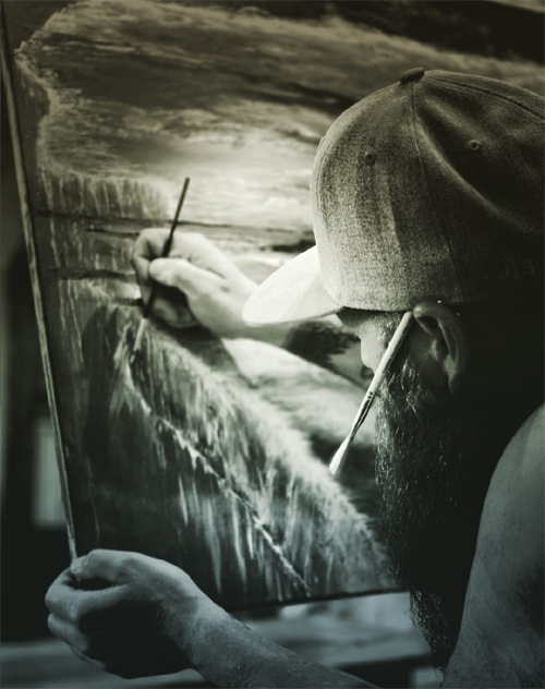 Caf� Gloria in Zwiesel: Kooperationspartner Woid-Kunst Schreder Andreas: