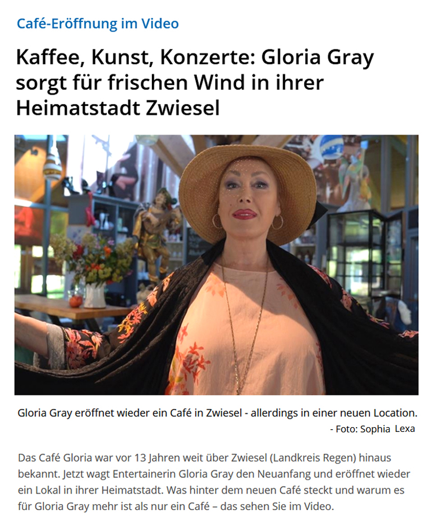 Café Gloria in Zwiesel - Making of: Passauer Neue Presse (PNP), 28.09.2026